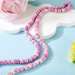 2 Strands Synthetic Coral Dyed Carved Beads Strands&nbsp;SHEL-TA0001-31