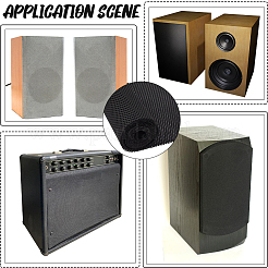 Fiber Speaker Grill Cloth&nbsp;AJEW-GF0014-02B