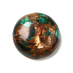 Assembled Synthetic Bronzite and Malachite Cabochons&nbsp;G-I339-08A
