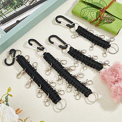 4Pcs 2 Styles Alloy Keychains&nbsp;HJEW-FH0001-70