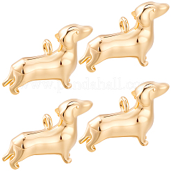 12Pcs Brass Charms&nbsp;KK-BBC0028-31