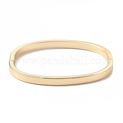 Brass Enamel Hinged Bangle for Women&nbsp;BJEW-A134-03G