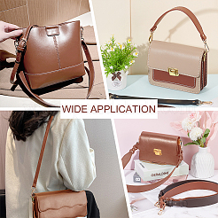 2Pcs 2 Style PU Leather Bag Handles&nbsp;DIY-WR0003-18A