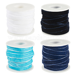 40 Yards 4 Colors Single Face Velvet Ribbon&nbsp;SRIB-TA0001-35A