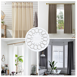 Iron Drape Sliding Eyelet Rings&nbsp;IFIN-SP0001-17A-P