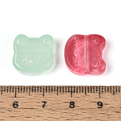 Baking Paint Transparent Glass Beads&nbsp;DGLA-T004-42M