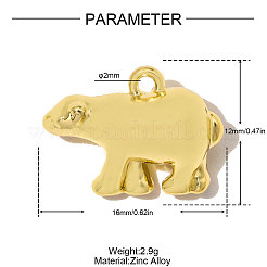 Zinc Alloy Pendants&nbsp;AL-OY001-20G