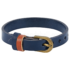 Cowhide Cord Bracelets&nbsp;BJEW-WH20005-008AB-01