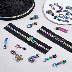 20Pcs 10 Styles #5 & #3 Zinc Alloy Replacement Zipper Sliders&nbsp;FIND-PH0029-19