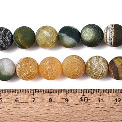 Natural Weathered Agate Beads Strands&nbsp;G-Q606-42B-D03