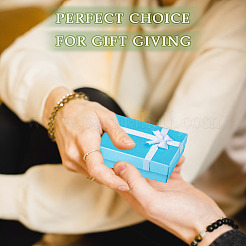 Rectangle Paper Jewelry Storage Gift Boxes with Bowknot&nbsp;CON-TAC0014-09B