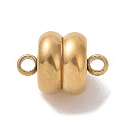 Ion Plating(IP) 304 Stainless Steel Magnetic Clasps with Loops&nbsp;X-STAS-P206-03G