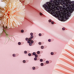 120Pcs Natural Amethyst Round Beads&nbsp;G-PA0001-16A