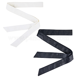 2Pcs 2 Colors PU Leather Wrap Belts for Coat&nbsp;AJEW-CL0005-21A