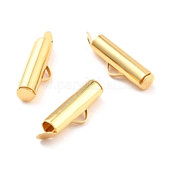 304 Stainless Steel Slide On End Clasp Tubes&nbsp;STAS-C044-08A-G