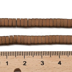 Electroplated Frosted Non-magnetic Synthetic Hematite Beads Strands&nbsp;G-G089-A01-11