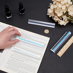 4Pcs 2 Styles Acrylic Magnifying Glass Ruler for Reading&nbsp;OFST-FG0001-02A