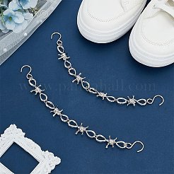 2Pcs Alloy Thorns Shoes Chain&nbsp;AJEW-FG0004-50B