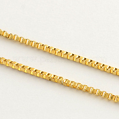 304 Stainless Steel Box Chain Necklaces&nbsp;NJEW-R223-01