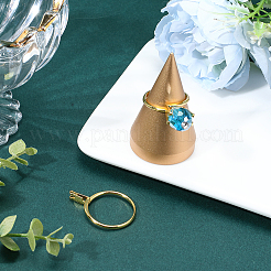 2Pcs 2 Styles Aluminum Alloy Finger Rings Components&nbsp;FIND-SC0021-84G