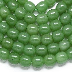 Natural Malaysia Jade Beads Strands&nbsp;G-B165-F11-10x10mm