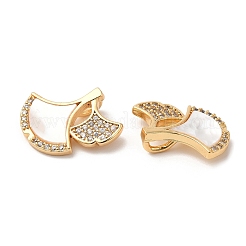 Plating Brass Micro Pave Cubic Zirconia Pendants&nbsp;KK-B074-46G