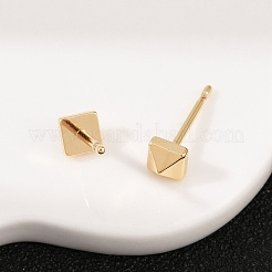 Brass Stud Earrings for Women&nbsp;EJEW-G441-02G