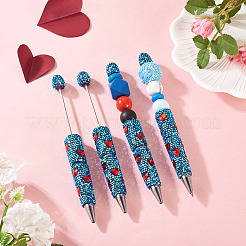2Pcs Polymer Clay Rhinestones Ball-Point Pen&nbsp;OFST-TA0001-02