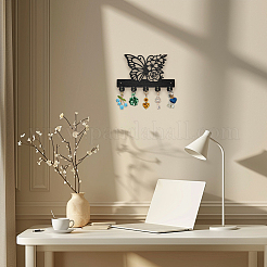 Wood & Iron Wall Mounted Hangers&nbsp;HJEW-WH0055-146