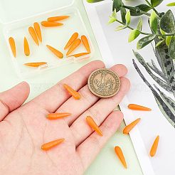 30Pcs PVC Carrot&nbsp;AJEW-OC0003-14