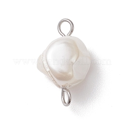 Electroplated Shell Pearl Nuggets Links&nbsp;PALLOY-JF04646-02
