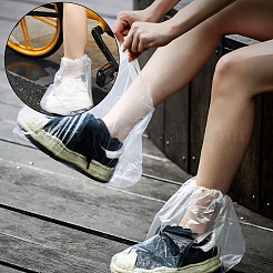 Plastic Disposable Waterproof Shoe Covers&nbsp;AJEW-WH0678-47