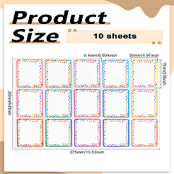 10Pcs PVC Self Adhesive Stickers&nbsp;DIY-LP0005-33