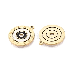 304 Stainless Steel Enamel Pendants&nbsp;STAS-Q111-10G-02