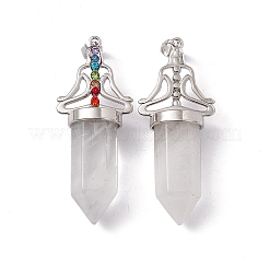 Natural Quartz Crystal Big Pointed Pendants&nbsp;G-I342-01P-12