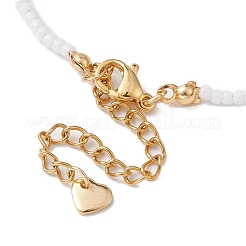 Bohemian Style Natural Rainbow Moonstone Beaded Necklaces&nbsp;NJEW-JN04658-01