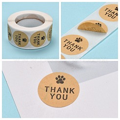 1 Inch Thank You Stickers&nbsp;DIY-WH0156-87C