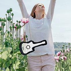 DIY Guitar Shape Purse Knitting Kit&nbsp;DIY-WH0029-39