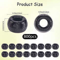 800Pcs Opaque Plastic Beads&nbsp;KY-SP0001-47G