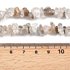 Natural Lodolite Quartz Beads Strands&nbsp;G-H315-A02-01