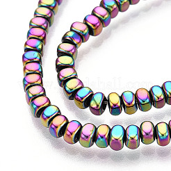 Electroplated Synthetic Non-magnetic Hematite Beads Strands&nbsp;G-T139-61F