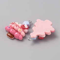 Plastic Pendants&nbsp;KY-WH20005-01G