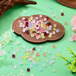 150Pcs 10 Colors Baking Paint Transparent Glass Beads&nbsp;GLAA-TA0004-37