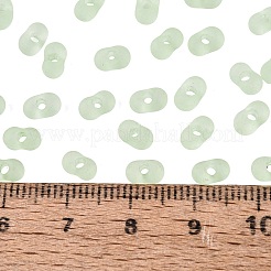 FGB Frosted Transparent Glass Seed Beads&nbsp;SEED-N013-06A-08