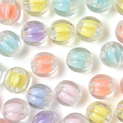 210Pcs 6 Colors Transparent Acrylic Beads&nbsp;TACR-LS0001-03