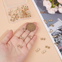 40Pcs Rack Plating Brass Connector Charms&nbsp;KK-BC0010-82