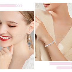 100Pcs 2 Styles 202F & 201 Stainless Steel Charms&nbsp;STAS-SC0006-33