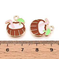 Beach Theme Alloy Enamel Pendants&nbsp;ENAM-T022-33D