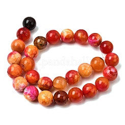 Natural Agate Beads Strands&nbsp;G-Z145-B01-14mm-A