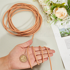 5M Round Braided Cowhide Letter Cord&nbsp;WL-GF0001-34B-01